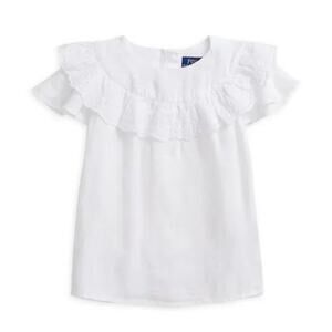 POLO RALPH LAUREN
Big Girls Ruffled Short Sleeves Top size 12 (b18)